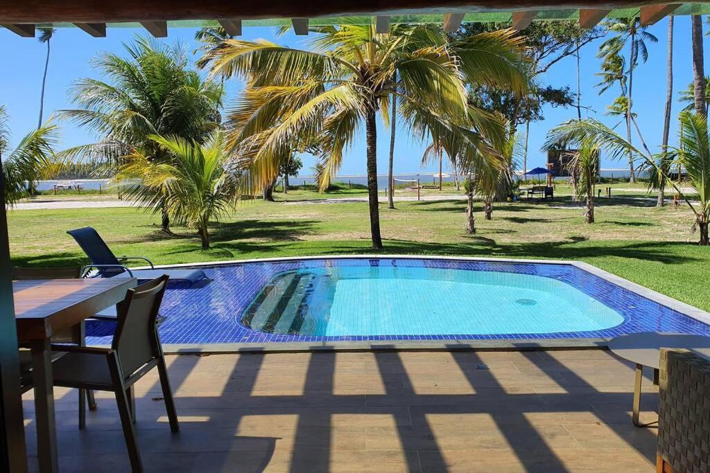 Bangalô à beira mar no Eco Resort Praia dos Carneiros Esterno foto